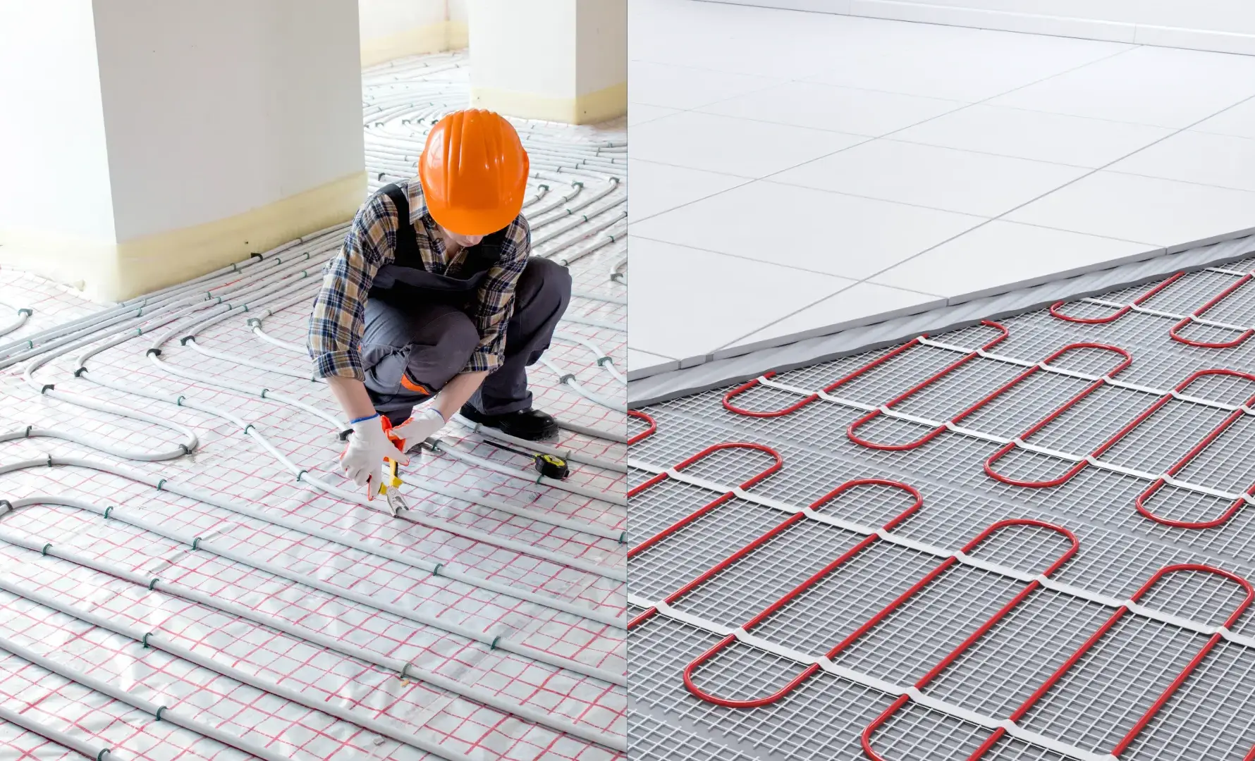 Electric vs hydronic floor heating