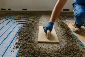 Hotwire In Screed Heating Photo